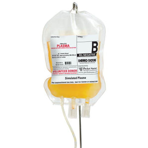 Demo Dose Simulated FFP B Rh Negative -For Training Use Only