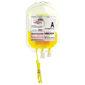 Demo Dose Simulated Platelets A Rh Negative -For Training Use Only