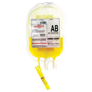 Demo Dose Simulated Platelets AB Rh Positive -For Training Use Only