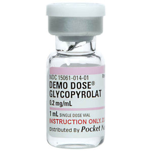 Demo Dose Glycopyrrolat (Robinl) 0.2mg/mL 1mL -For Training Use Only