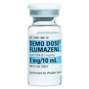 Demo Dose Flumazenl Romazicn 0.1 mg mL 10 mL -For Training Use Only
