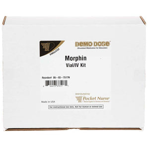 Demo Dose Morphin Vial/IV Kit -For Training Use Only