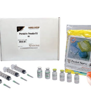 Demo Dose Penicilln Powder/IV Kit -For Training Use Only