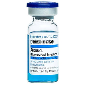 Demo Dose Fluorauracl (Adrucl) 10 mL 500 mg/10 mL -For Training Use Only