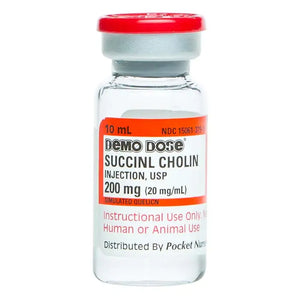 Demo Dose Simulated Succinylcholine- For Training Use Only