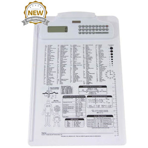 Pocket Nurse Nursing/Medical Clipboard with Calculator -For Training Use Only