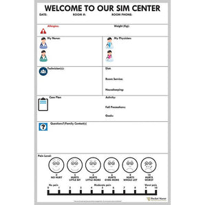 Demo Dose Patient Communication Board for Simulation -For Training Use Only