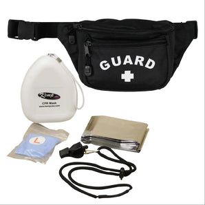 Kemp USA Hip Pack with GUARD Logo and Lifeguard Essentials Supply Pack