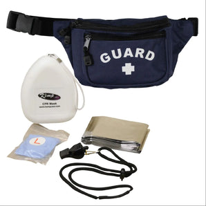 Kemp USA Hip Pack with GUARD Logo and Lifeguard Essentials Supply Pack