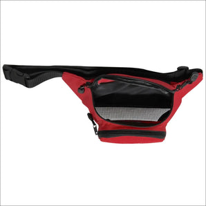 Kemp Hip Pack with Mesh Drain Bottom, No Logo, Red