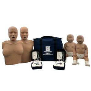 Demo Dose Professional CPR Manikin Kit with Feedback, Dark Skin Tone -For Training Use Only