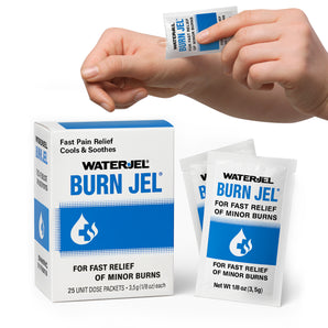 Water Jel First Aid Burn Relief Gel - 25 Count