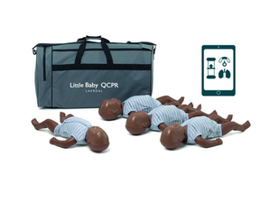 Infant CPR Training Manikin 4-Pack – Dark Skin Tone