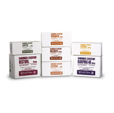 Demo Dose Medications Set #2- For Training Use Only – MediTac Kits
