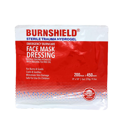 Burn Face Mask 8" x 18"