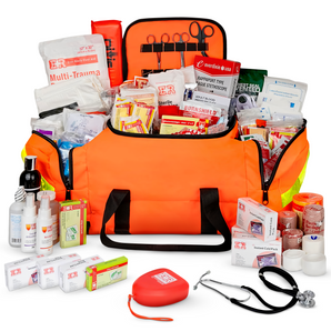 Large Medic First Responder Trauma Bag – Fully Stocked Kit