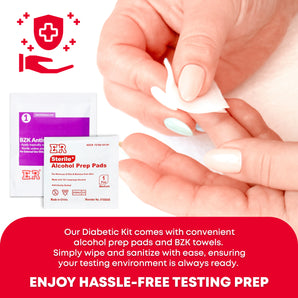 Diabetic Kit in Fanny Black