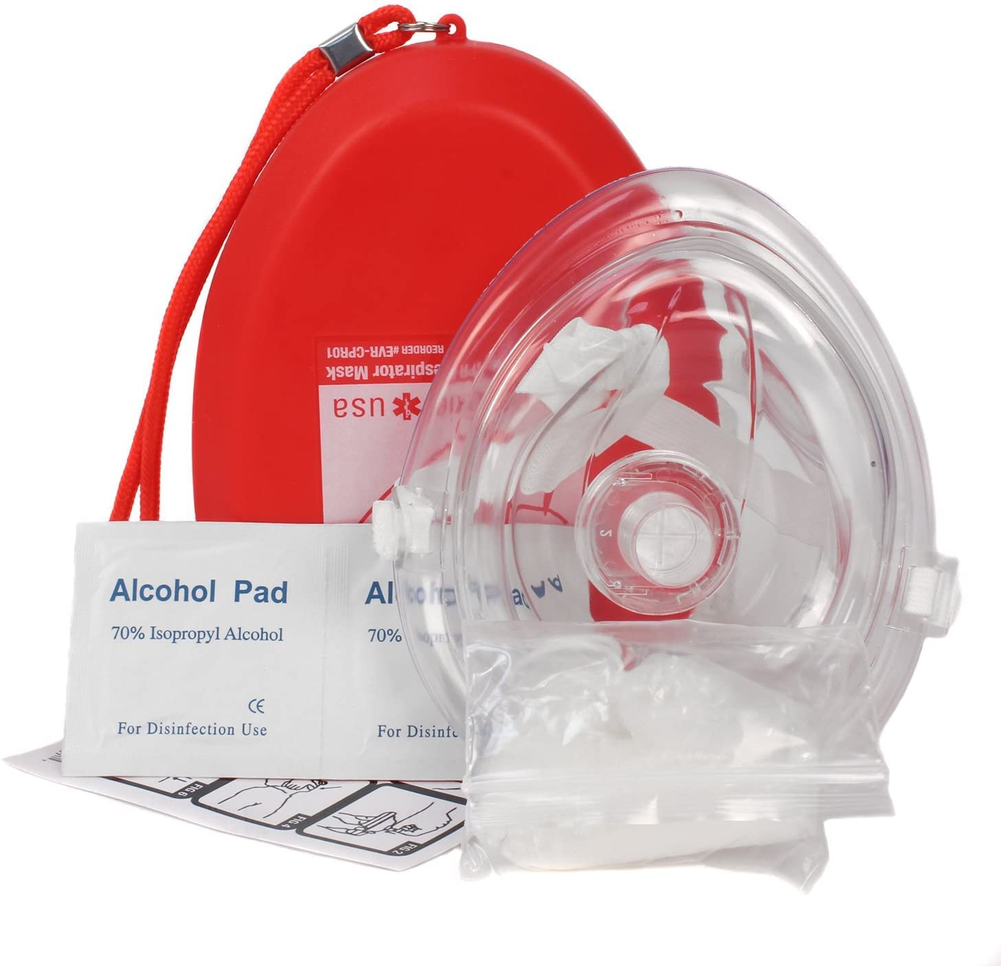CPR Rescue Mask Hard Case