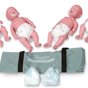 Simulaids Sani-Baby CPR Manikin 4-Pack