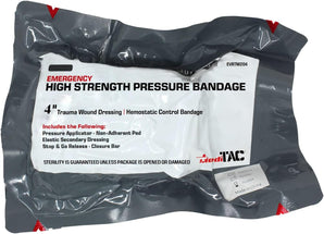 Emergency High Strength Pressure Bandage - 4 Inch