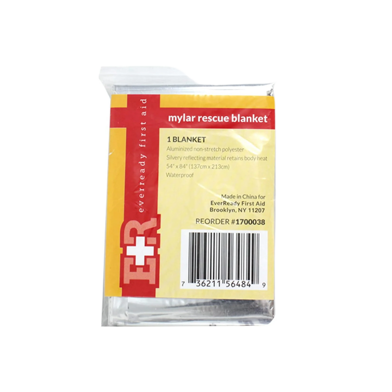 Mylar Thermal Blanket Hypothermia 90% Heat Retention