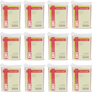 Multi-Purpose Non-Woven Triangular Bandage - 12 Pack