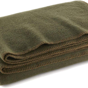 Fire Retardant Wool Blanket –Olive Drab