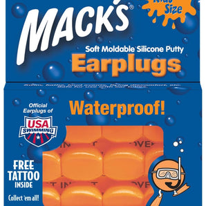 Mack's Moldable Silicone Ear Plugs, Kids Size, 6 Pair