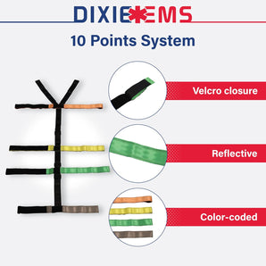 Reflective Spine Board Strap System