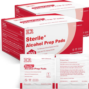 Individually Wrapped Alcohol Prep Pads – 70% Isopropyl