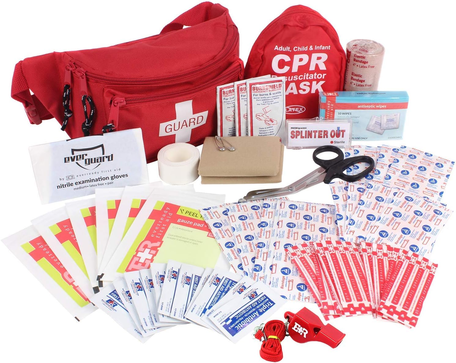 72 Piece Fanny Pack Kit & CPR Masks