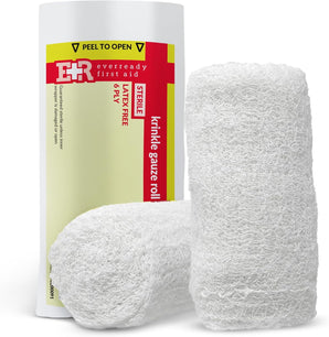Sterile Krinkle Kerlix Bandage Rolls - Latex Free, 6-Ply