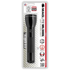 Maglite 2 Cell D Led Outdoor Adventure Pack, Black