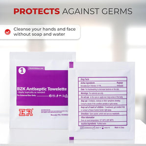 Benzalkonium BZK Antiseptic Wipes