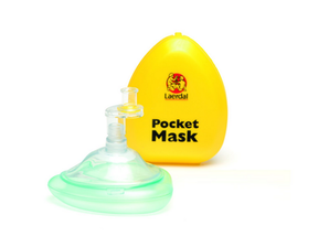 Pocket CPR Mask – Yellow Hard Case