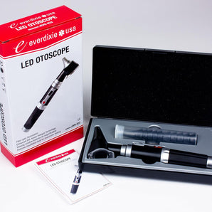 Pocket LED Otoscope with Case and Probes
