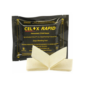 CELOX Z-Fold RAPID Blood Clotting Gauze, 3" x 5'