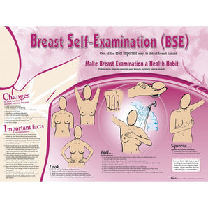Simulaids Poster/Brst Self Exam
