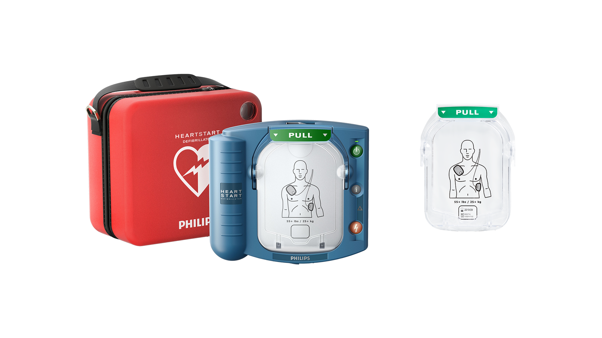 HeartStart OnSite AED Carry Case Battery & Pads