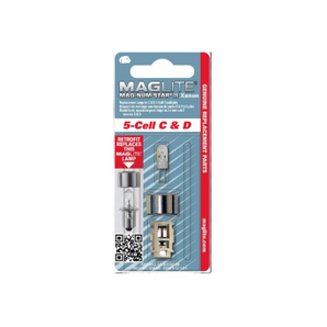 Maglite Replacement Lamp for 5-Cell C & D Flashlight, 1 pk