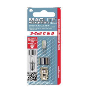 Maglite Mag-Num Star Xenon Lamp for 3 Cell Flashlight
