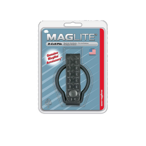 Maglite Black Plain Leather Belt Holder for D Cell Flashlights