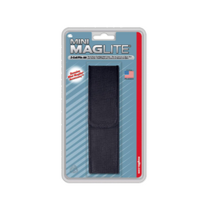 Maglite Black Nylon Full Flap Holster for Mini Maglite AA Flashlights