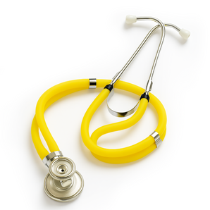 Dual-Tube Sprague-Type Stethoscope – Yellow