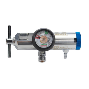 All-Brass O₂ Regulator – 0–25 LPM