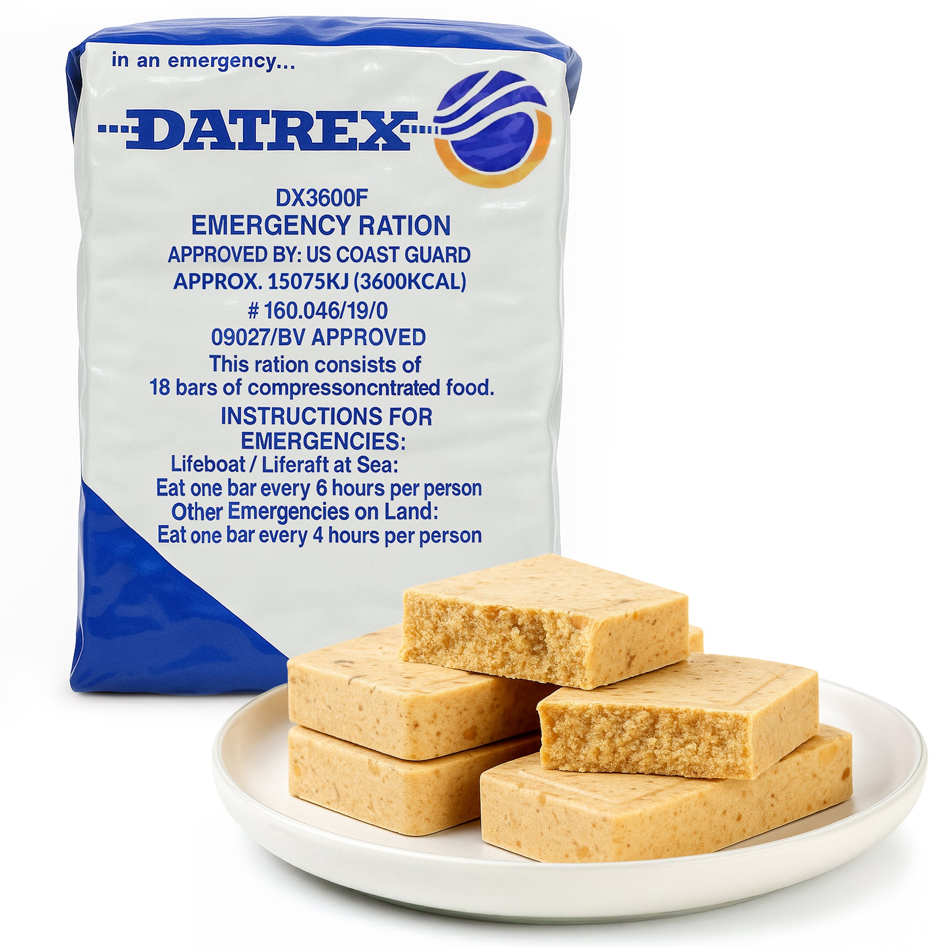 Emergency Ration Food Bar – 3600 Calorie 72 Hour Supply
