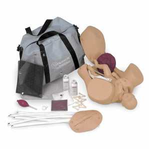Simulaids OB Manikin with Overlays – White