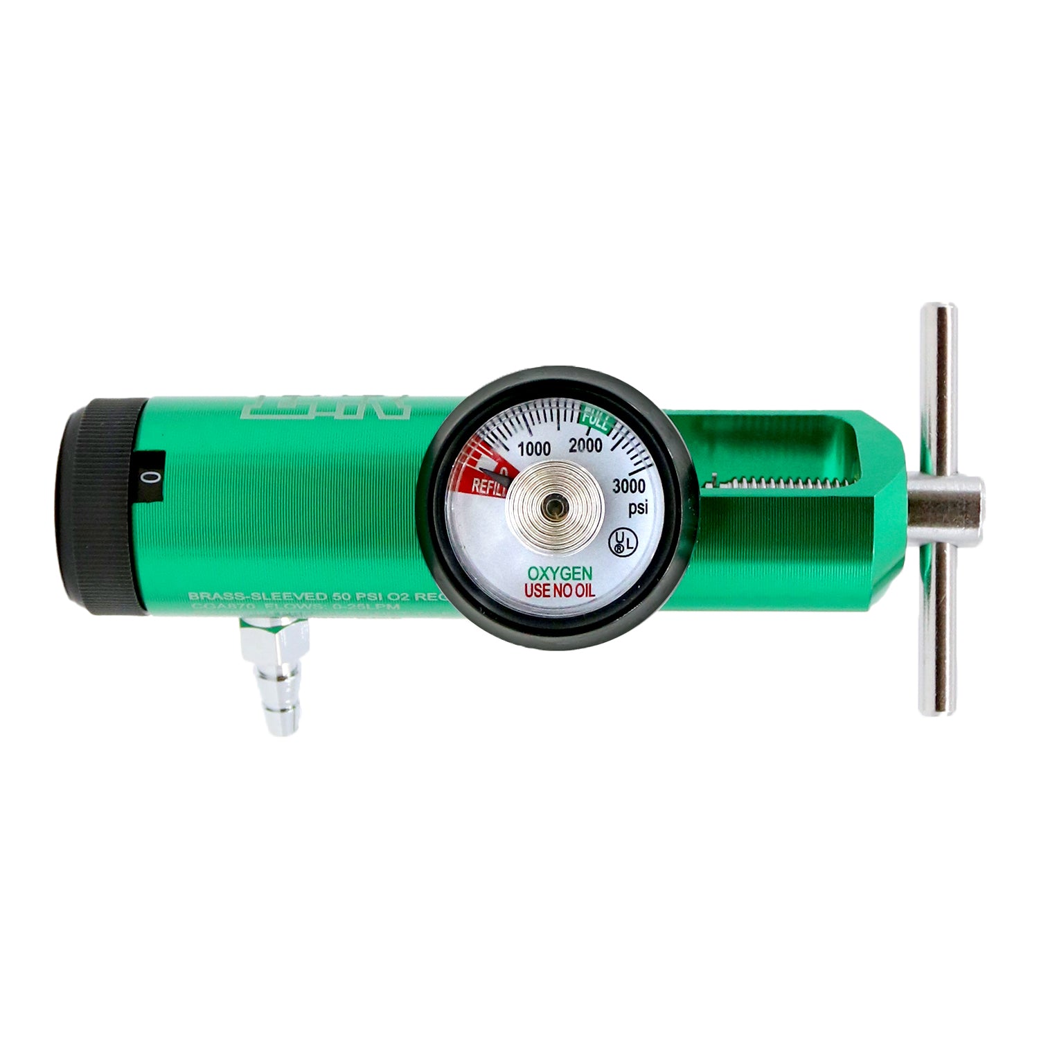 Mini Oxygen Regulator – 0–25 LPM