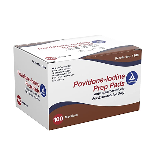 Povidone Iodine Prep Wipes