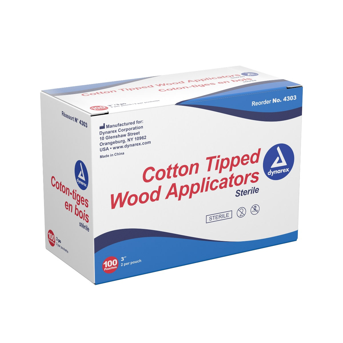 Cotton Tipped Applicators 3 100 Pouches